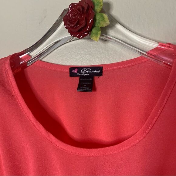 DELIRIOUS Short Maxi Dress SMALL cover-up - Picture 3 of 5